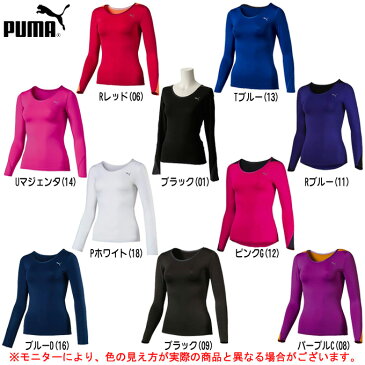 PUMA（プーマ）LITE COMPRESSION LS シャツ（513172）（スポーツ/インナー/Tシャツ/長袖/着圧/女性用/レディース）