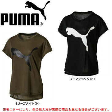 PUMA（プーマ）アーバンスポーツ トレンドTシャツ（594742）（スポーツ/フィットネス/トレーニング/カジュアル/Tシャツ/半袖/吸水速乾/女性用/レディース)