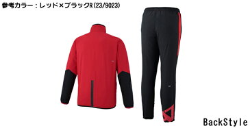 ASICS（アシックス）A77ストレッチクロスジャケット パンツ 上下セット（XAT721/XAT821）（A77シリーズ/スポーツ/トレーニング/ランニング/吸汗速乾/UVケア/男性用/メンズ）