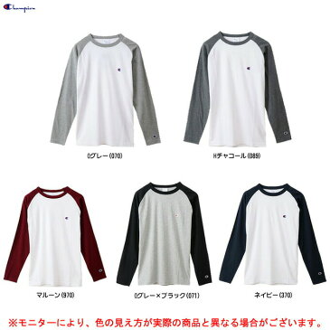 Champion(チャンピオン)ロングスリーブTシャツ(C3P402)(スポーツ/Tシャツ/長袖/カジュアル/男性用/メンズ/ユニセックス)