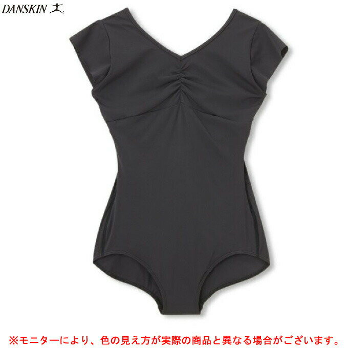 ◆メール便対応商品◆【在庫処分品】DANSKIN（ダンスキン）SKINISH S/S LEOTARD レオタード（DA19102）（新体操/器械体操/バレエ/バレリーナ/フィットネス/スポーツ/トレーニング/ストレッチ/女性用/レディース）