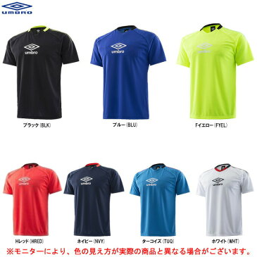 ◆メール便対応商品◆UMBRO（アンブロ）ジュニア 半袖プラクティスシャツ（UUKLJA59）（トレーニング/スポーツ/サッカー/フットサル/練習着/吸汗速乾/子供用/キッズ/ジュニア）