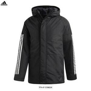 adidas（アディダス）3-STRIPES XPLORIC PARKA（EUB83）（スポーツ/トレーニング/カジュアル/上着/ウェア/ジャケット/アウター/フードあり/防寒/断熱/はっ水/男性用/メンズ）