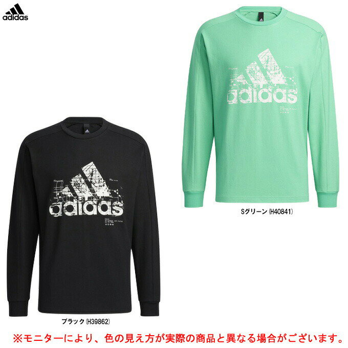 adidas（アディダス）PRSVE グラフィック ロングTシャツ（JAW43）（スポーツ/トレーニング/カジュアル/フィットネス/長袖/ロンT/シャツ/ウェア/男性用/メンズ）