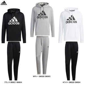 adidas（アディダス）M MH スウェット POフーディ 20 SW JOGGER パンツ 上下セット（JKL50/JKL52）（スポーツ/トレーニング/ランニング/ジム/カジュアル/ウェア/フード付/セットアップ/男性用/メンズ）