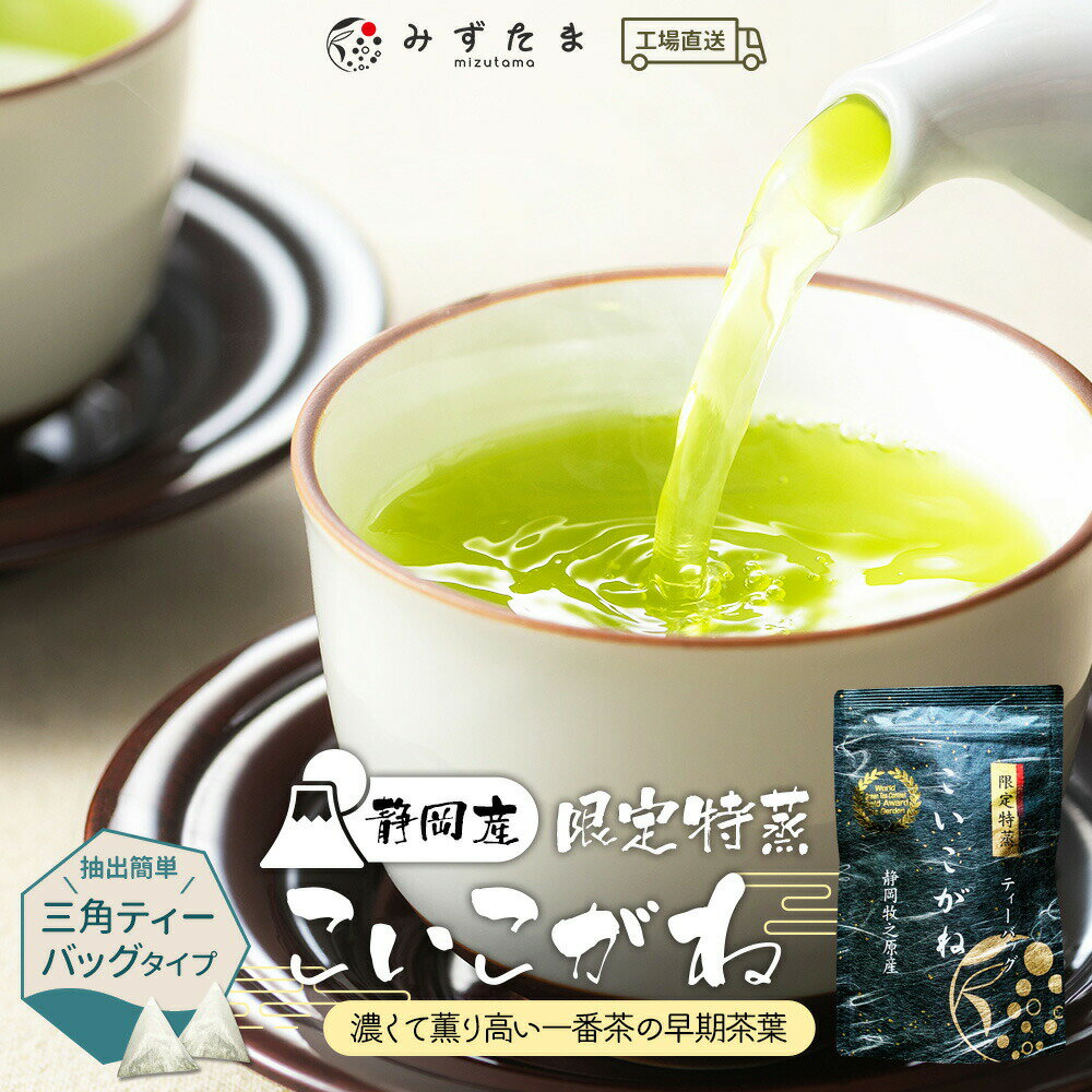 お茶 緑茶 ティーバッグ 【新茶でお