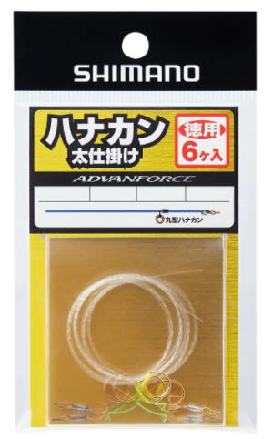【鮎】【シマノ】ハナカン太仕掛け (徳用6ケ入)品番：PJ-AK5W号数：7.0中ハリス：1.5(号)【4969363857682】