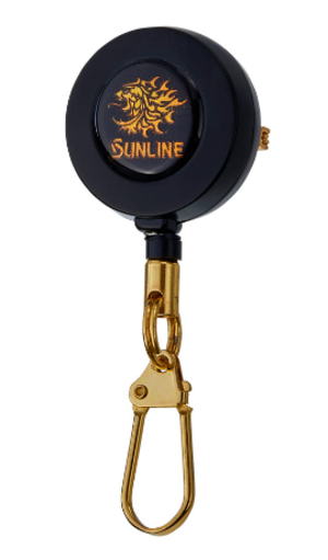 【サンライン】ピンオンリール（シングル） SAP-1026カラー：ブラック【4968813980192】