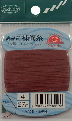 【日輪】補修糸カラー：茶サイズ：中【4988594180130】