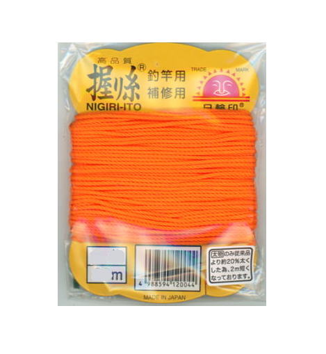 【日輪】握リ糸カラー：オレンジサイズ：極太【4988594120051】