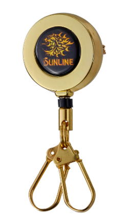 【サンライン】ピンオンリール（ダブル） SAP-1027カラー：ゴールド【4968813980208】