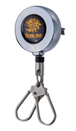 【サンライン】ピンオンリール（ダブル） SAP-1027カラー：シルバー【4968813980215】