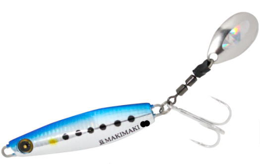 ＜ハヤブサ＞ジャックアイ 豆マキマキ　3g品番：FS434カラー：1、ケイムラブルーイワシ【4993722962991】