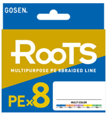 【ゴーセン】ROOTS PE 8規格：2号300mカラー：マルチカラー【4549203000197】