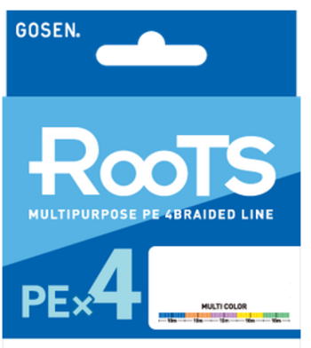 【ゴーセン】ROOTS PE×4規格:1.5号200mカラー:マルチカラー【4906365009510】