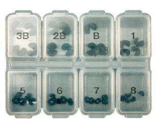 【フジワラ】ゴムコートガン玉セット(磯用) カラー:黒【4511688299106】