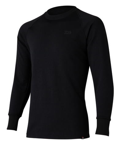 【防寒着】【ダイワ】2023ダンロテック クルーネックアンダーシャツDU-3523Sカラー：ブラックサイズ：L..