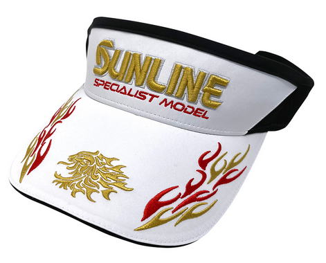 【サンライン】サンバイザー CP-3730カラー：ホワイト/ゴールドサイズ：フリー【4968813994250】
