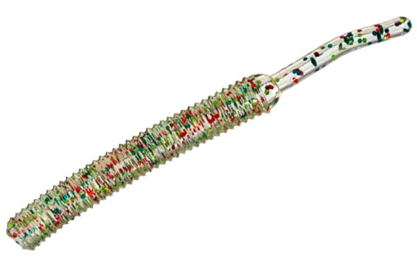 【スミス】スクリューテールグラブ 1.5インチカラー：N14.クリア/クリスマスフレーク【4511474265414】