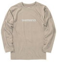 【シマノ】2025ドライロゴTシャツ ロングスリーブ品番:SH-022Wカラー:モスグレーサイズ:XL【4969363133748】