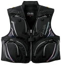 【鮎】【がまかつ】ハーフメッシュベスト品名コード:GM2331カラー:Mブラックサイズ:LL【4549018770407】