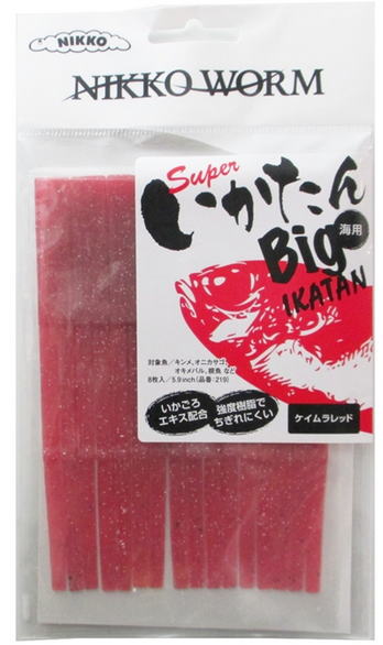 【ニッコー化成】スーパーイカタンBIGカラー：ケイムラレッド【4580269442194】