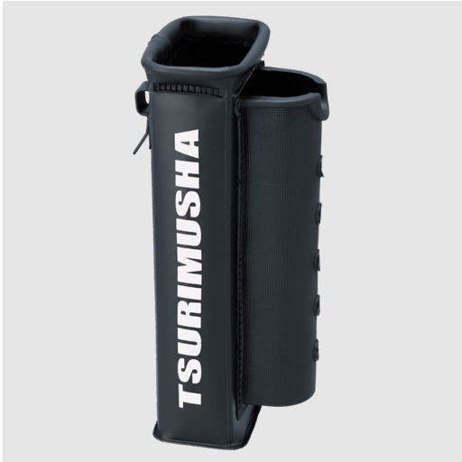 【釣武者】ダブルホルダーIIカラー：ブラック/ホワイト【4996578530772】