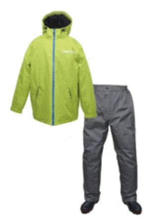 【クロスファクター】WBA1402 防水防寒ウィンタースーツ（上下セット）カラー：ライムサイズ：130【499..