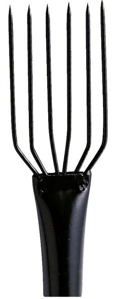 【ナカジマ】9261ヤス先パーツ規格：黒　細六又（スレ）【4967102092615】