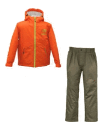 【クロスファクター】WBA1602 防水防寒ウィンタースーツ(上下セット)カラー:オレンジサイズ:130【4997223427430】