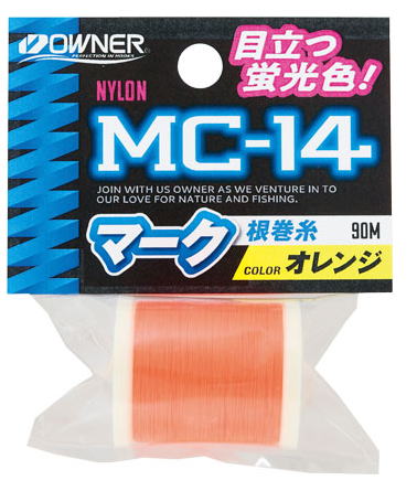 サカサ鈎の根巻に最適。サカサ外れが容易に判別できるようになります。 発色を良くするには巻き回数を多くし、厚めに根巻してください。 90m巻き