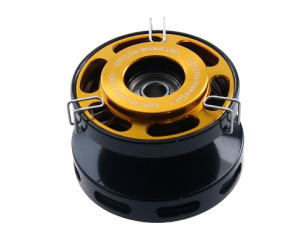 【ダイワ】20 クリスティアワカサギアルミスプールAIRカラー：ゴールド/ブラック【4550133114397】