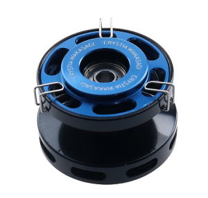 【ダイワ】クリスティアワカサギアルミスプールAIRカラー：ブルー/ブラック【4550133114373】