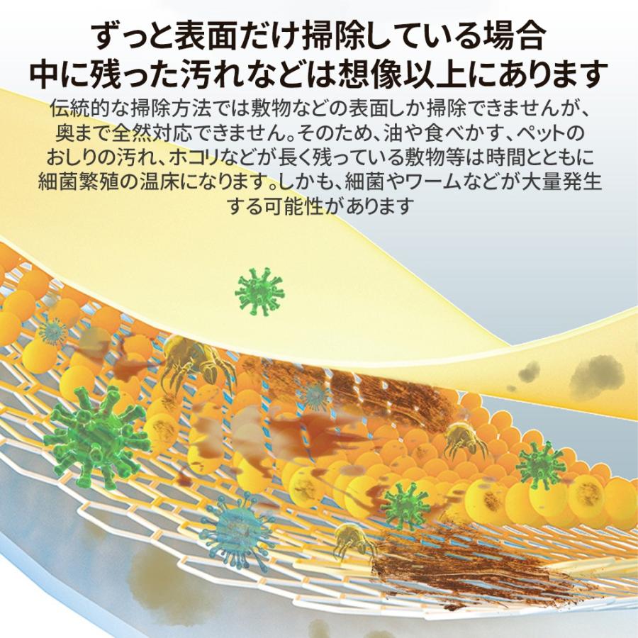 スチームクリーナー スチーム掃除機 120℃高温スチーム 16kpa 自動停止機能 除菌 ノ...