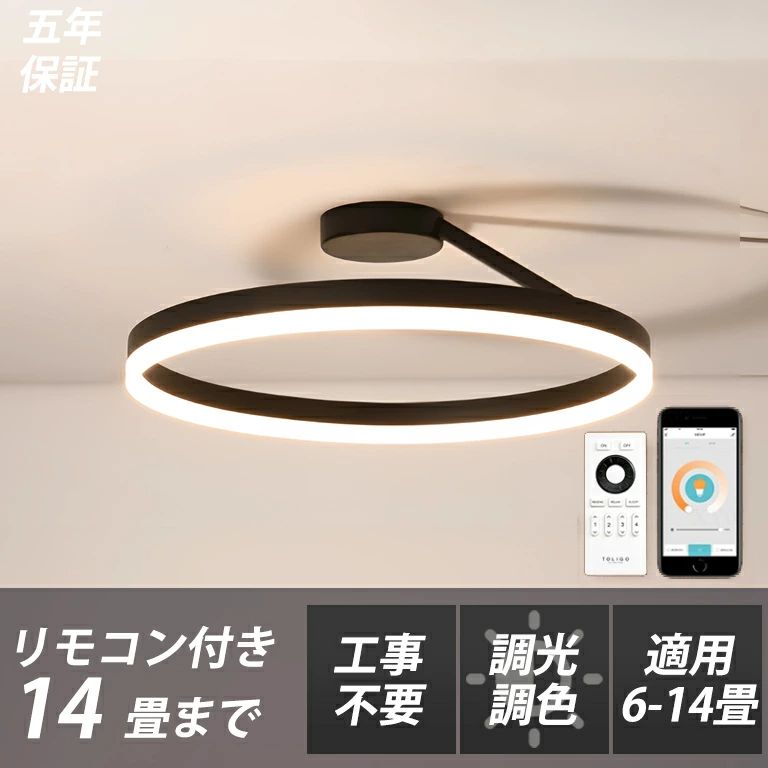 寝室 電気 天井照明 モダン インテリア リモコン ペンダントライト おしゃれ 照明器具 北欧 LED 【5年..