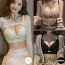 ランジ ブラジャー&ショーツ上下セット レディース 盛れる リボンブラ 可愛い 韓国風 ワイヤレスブラ 美胸(4)