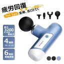 Type-C 全身リフレッシュ 筋肉リラックス ダブルコントロール 筋膜ガン 自動モード 三つモード 6段階強力振動