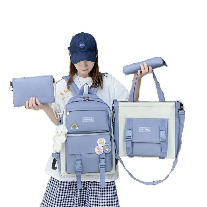 韓国 リュックサック 大容量 通学 通勤 旅行 軽量 バックパック バッグ 高校生 女性 かわいいリュック ビジネスリ(4)