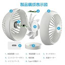 卓上扇風機 静音 3段階風量切替 USB卓上扇風機 usb 卓上扇風機 デスク扇風機 サーキュレーター 小型 デスク