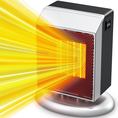 ファンヒーター 暖房 セラミックファンヒーター 足元 電気ヒーター 900W/400W 省エネ 速暖