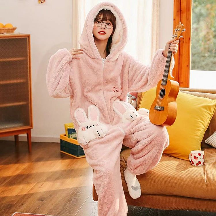 モコモコ 動物 着る毛布 修学旅行 ルームウェア うさぎ 大人 着ぐるみ パジャマ モコモコ レディース 大人 パジャマ 着ぐるみ