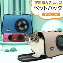 外出 旅行 小動物 小型犬用 猫用 折りたたみ 宇宙船カプセル型 ショルダー 手提げ 4WAY キャリーバッグ ペットバッグ