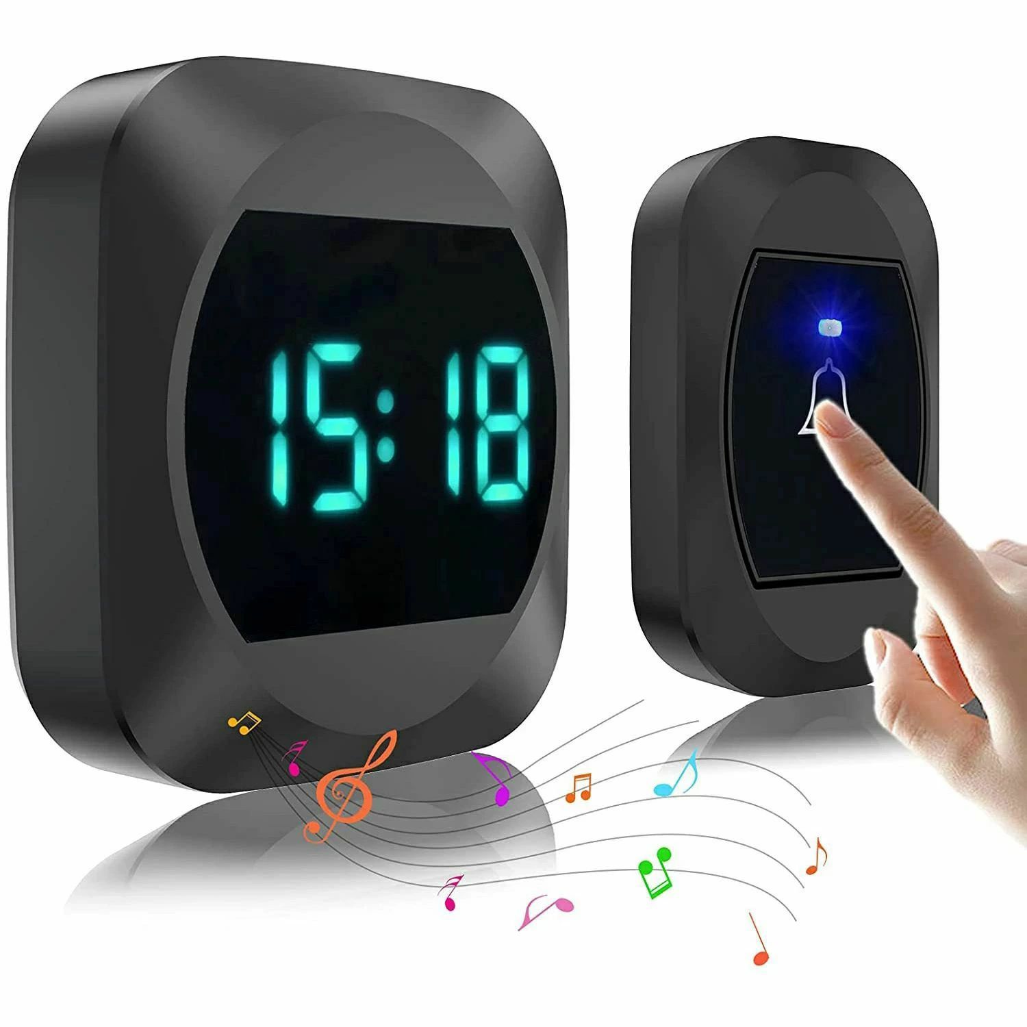 ワイヤレスインターフォン インターホン 工事不要 自発電 ワイヤレスチャイム