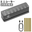 ヒートシーラー ハンディ 12CM USB充電式 3000mAh 5ギア 密封機 小型 予熱