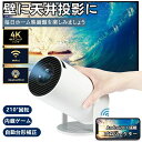 ホーム プロジェクター 自動台形補正 210°回転 天井投影 高輝度 4K対応 TV搭載?内蔵ゲーム Android 小型 家庭用