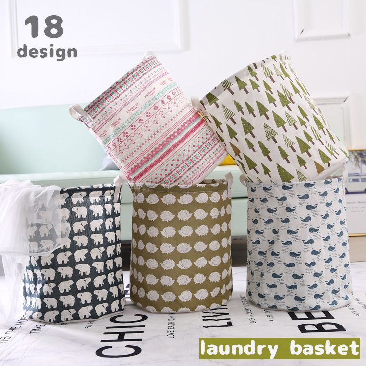 収納ボックス 折りたたみ 円形 ストレージボックス おもちゃ 洗濯物 布地 片付け 整理整頓 おし