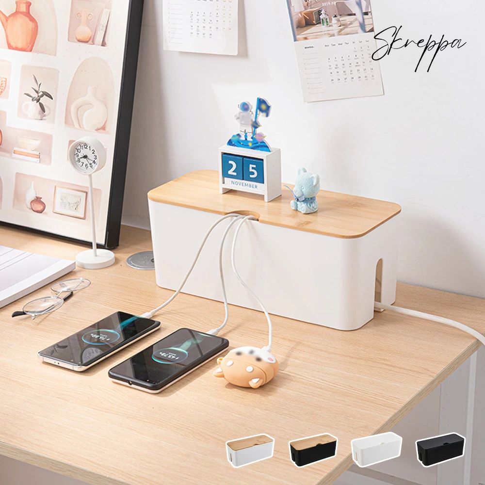 収納 おしゃれ コード整理 skreppa 配線整理 ケーブ