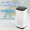 除菌 ホコリ 花粉対策 ペット臭 タバコ USB給電 6畳 マイナスイオン発生器 脱臭機 おしゃれ 卓上 小型 ウイルス除去