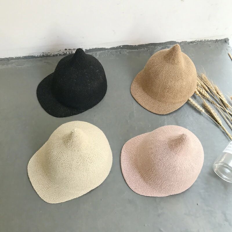 46-52cm 歳 1〜2 4カラー 日よけ帽子 防風ハット サンシェード かわいいモデリング 0-2歳 旅行帽子 お..