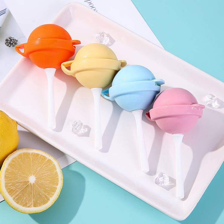 子供 キッズ 丸型 球体 アイス 型 氷 アイス 製氷器 製氷皿 製氷機 10個セット ロリポップ シリコン 製氷